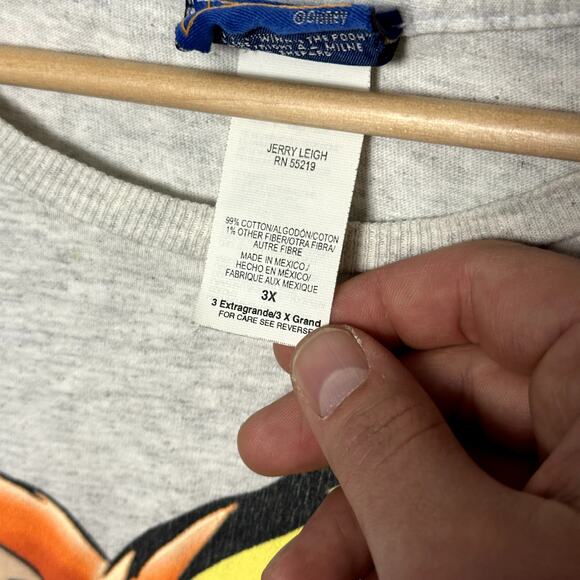 Vintage Tigger Shirt Winnie the Pooh Size 3 XL Boxy Fit - Picture 5 of 5